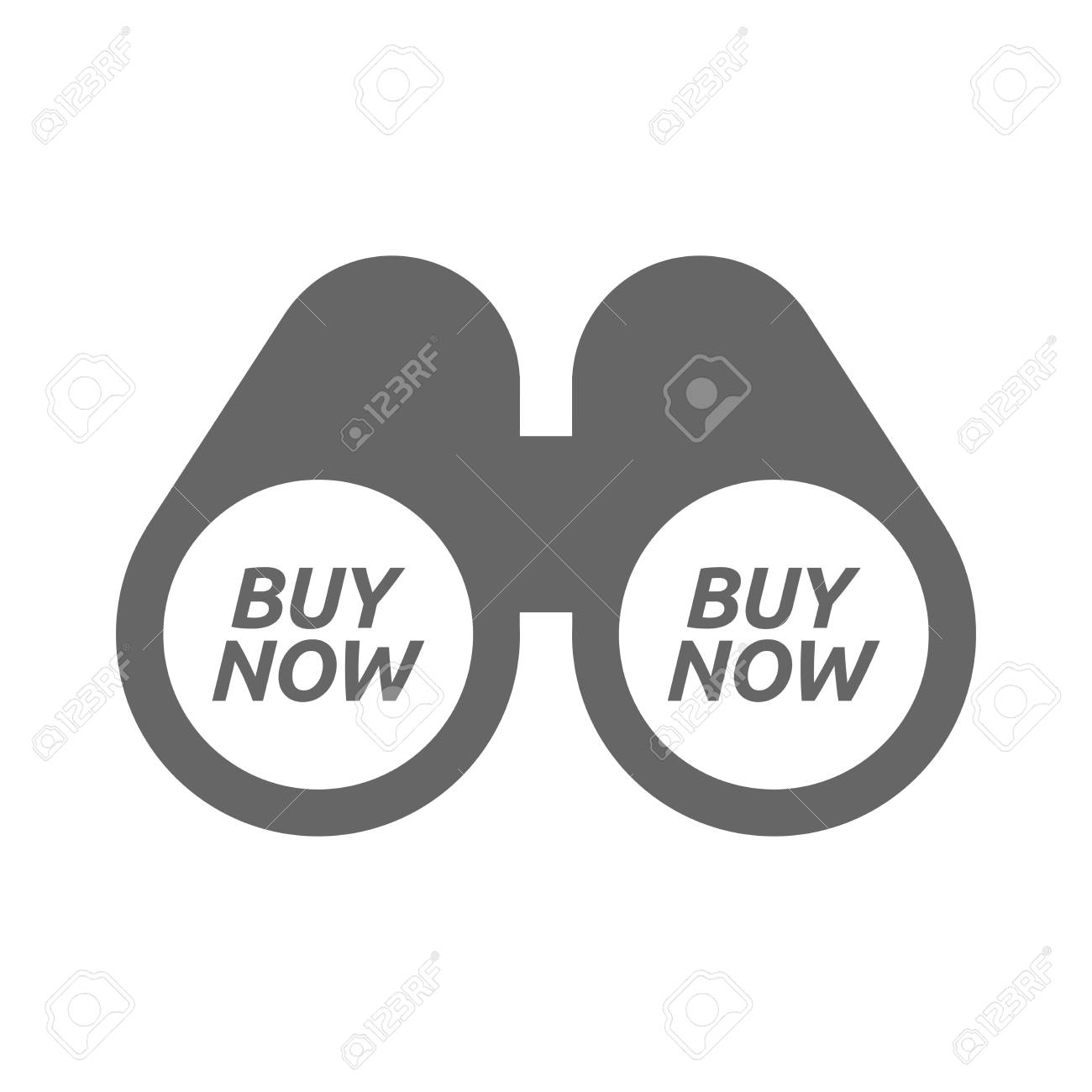 テキストと隔離された双眼鏡のイラストが今すぐ購入します のイラスト素材 ベクタ Image 7319