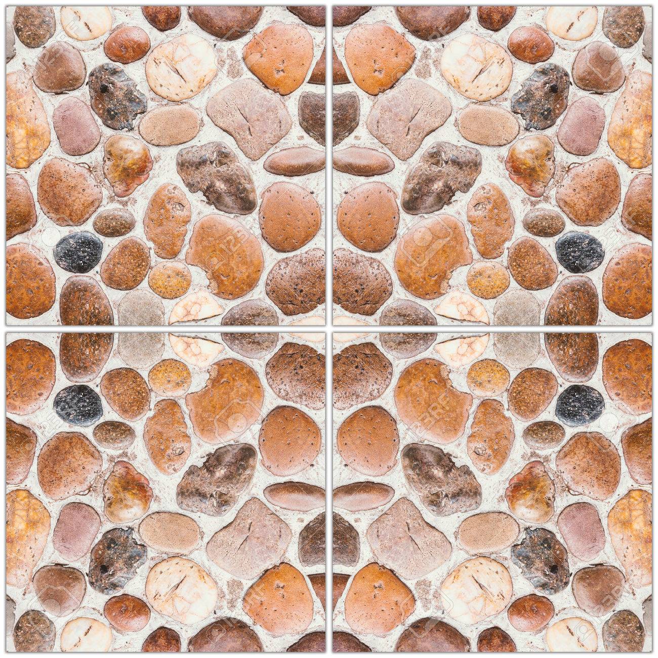 Pebble Stone Floor Tile Texture And Background Stock Photo Picture And Royalty Free Image Image 48140650