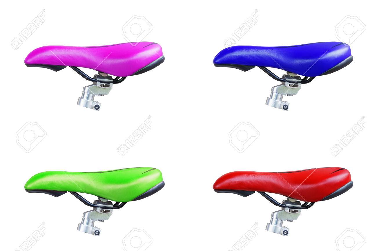 green bike saddle