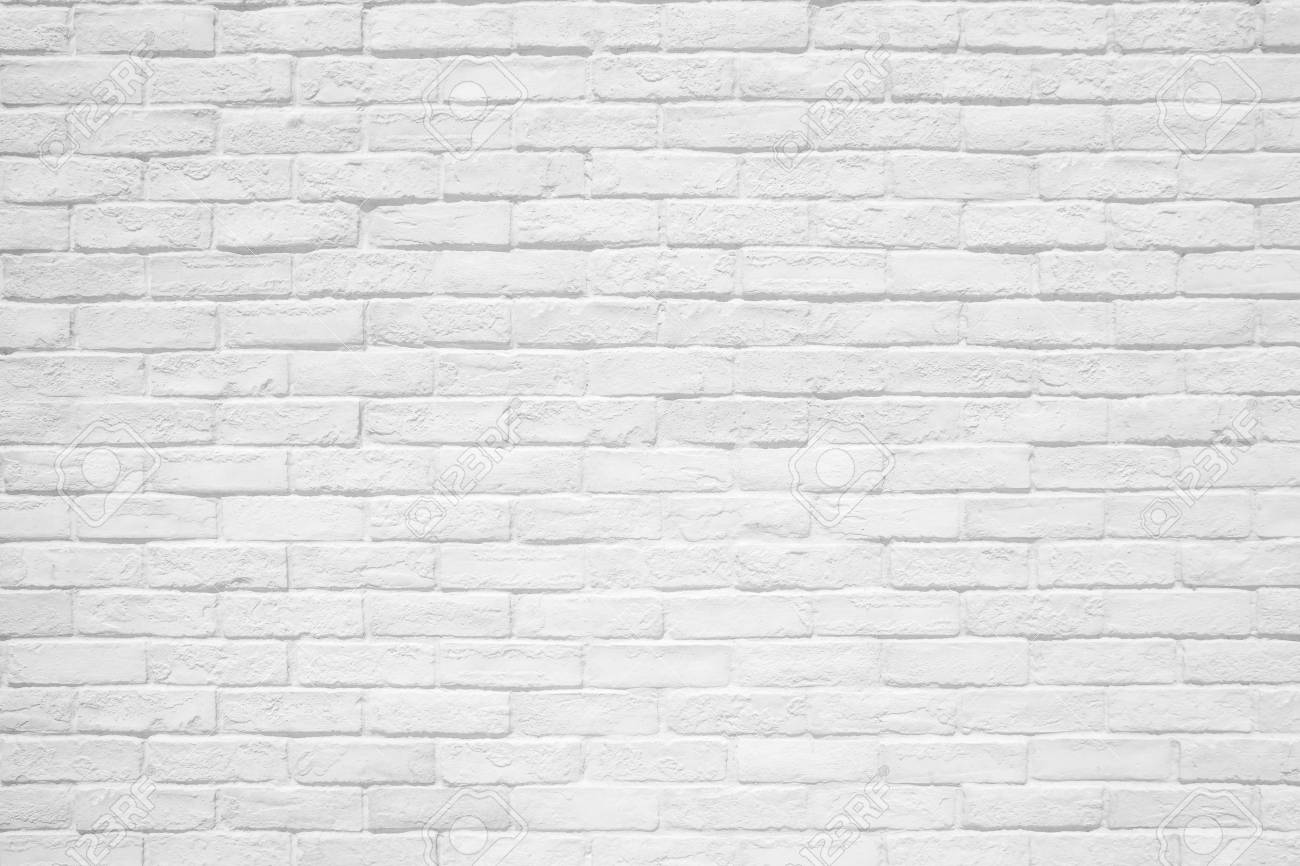白いレンガ壁パターン テクスチャの背景 の写真素材 画像素材 Image