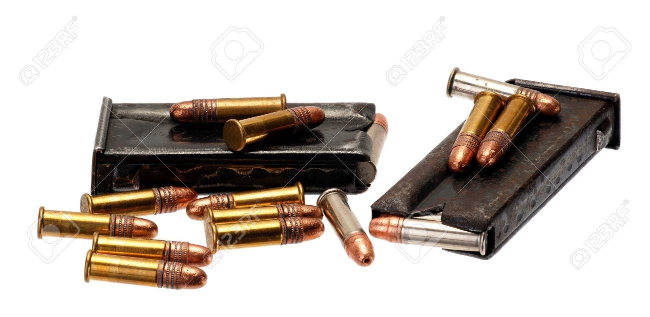 Cal 22 リムファイアー式薬きょうの弾薬 の写真素材 画像素材 Image