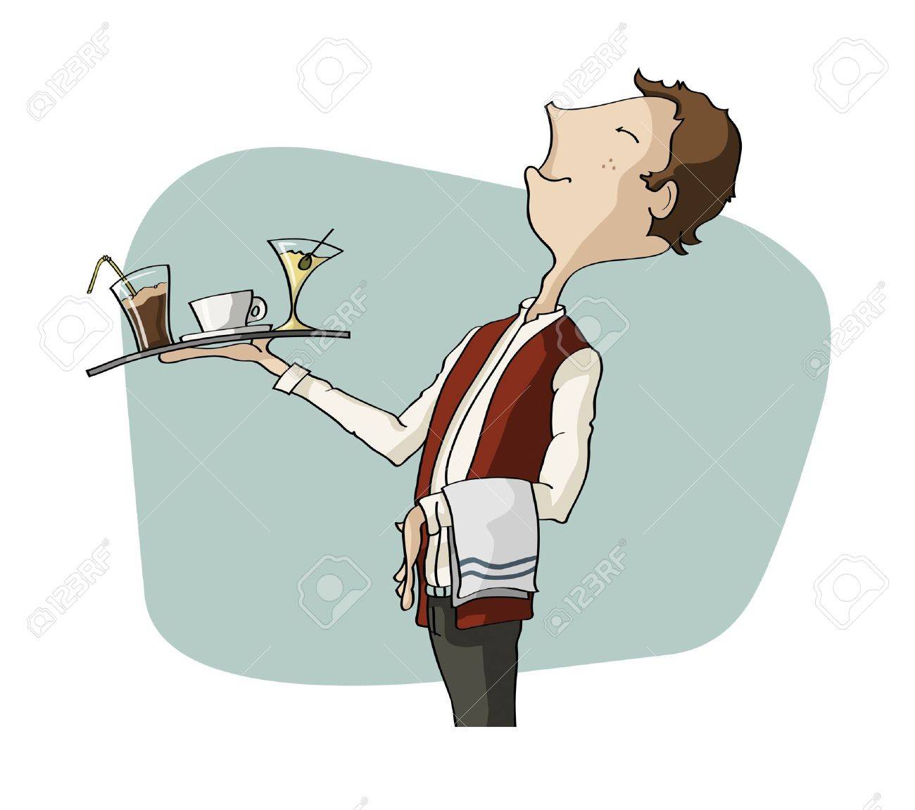 Картинки по запросу офіціант кліпарт