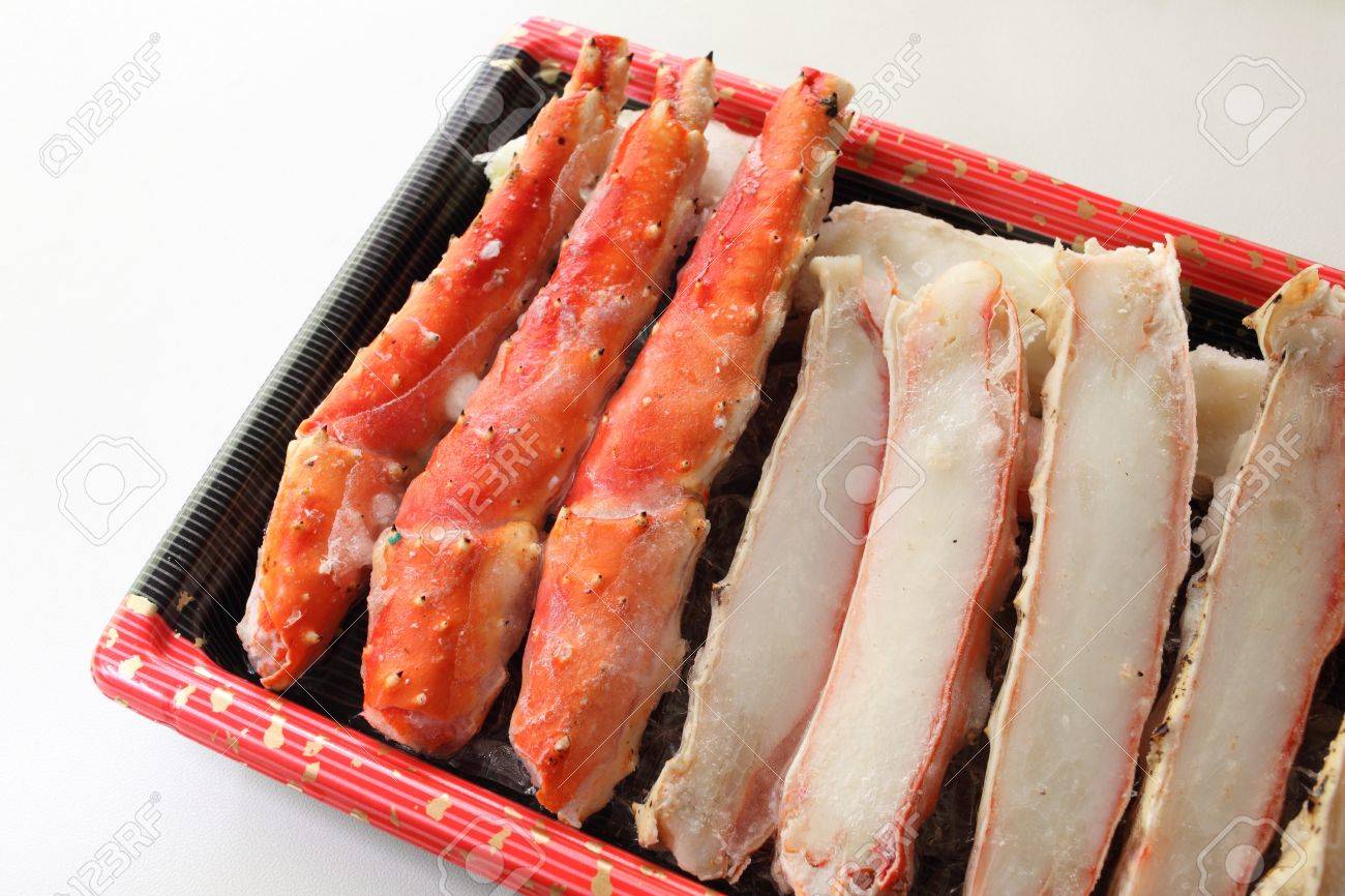 日本食 冷凍カニ北海道から Zuwaikani の写真素材 画像素材 Image