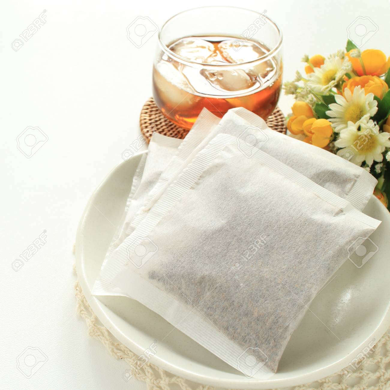 日本の麦茶 お茶パック の写真素材 画像素材 Image 1408