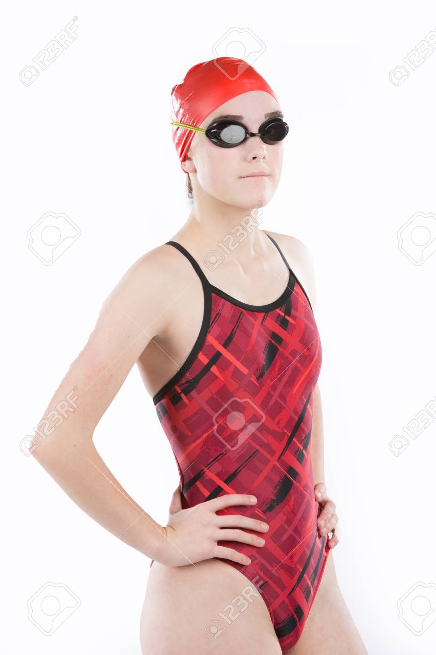 swimsuit and goggles
