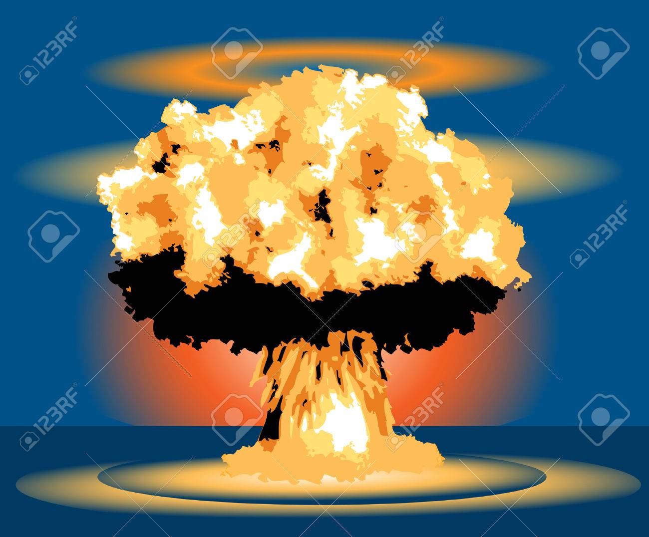原子力の爆発キノコ爆発の雲のイラスト素材 ベクタ Image 原子力の爆発キノコ爆発の雲のイラスト素材 ベクタ Image
