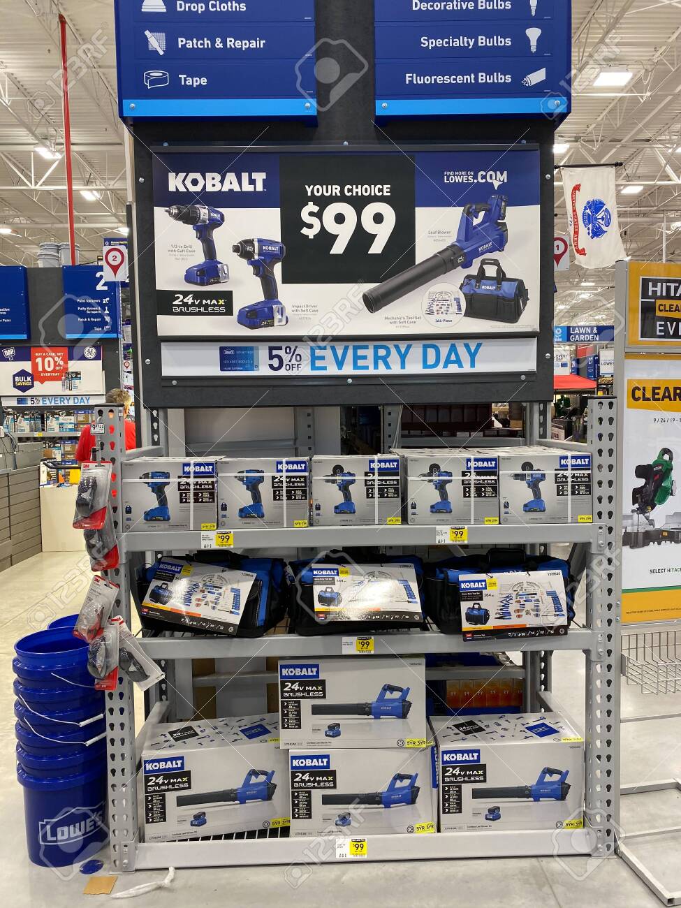 lowes storage racks on Orlando Fl Usa 9 28 19 A Display Of Kobalt Tools At Lowes Home Stock Photo Picture And Royalty Free Image Image 146174196