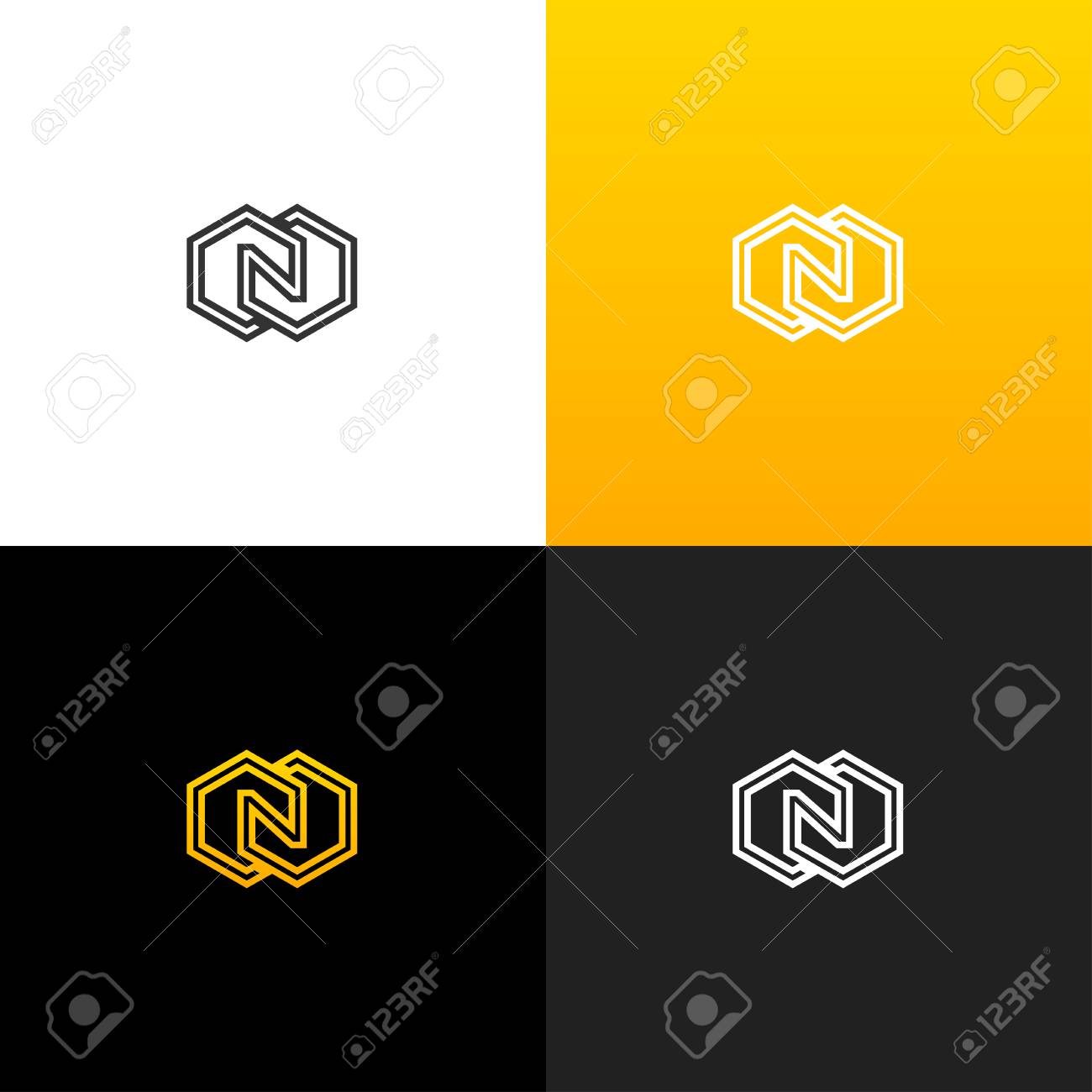 Logo N Mit Raute Lineares Logo Des Buchstaben N Fur Geschaft Und Marken Mit Einem Gelben Farbverlauf Lizenzfrei Nutzbare Vektorgrafiken Clip Arts Illustrationen Image 93814237