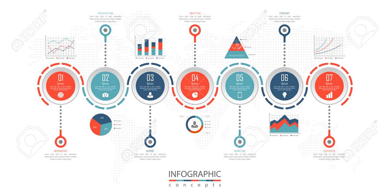 infographic timeline template can be used for chart diagram