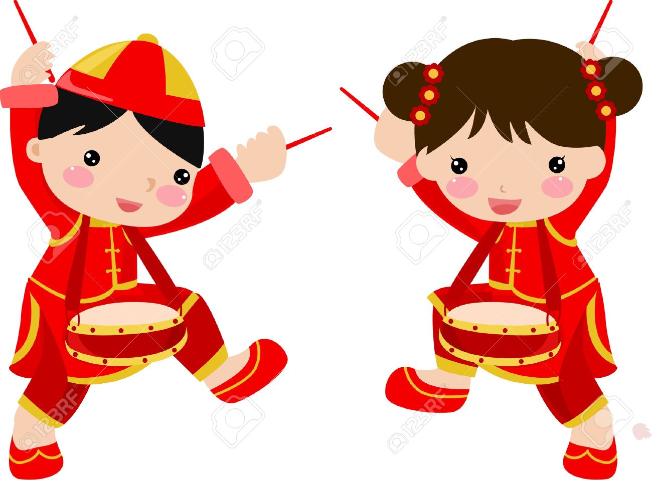 chinese new year doll