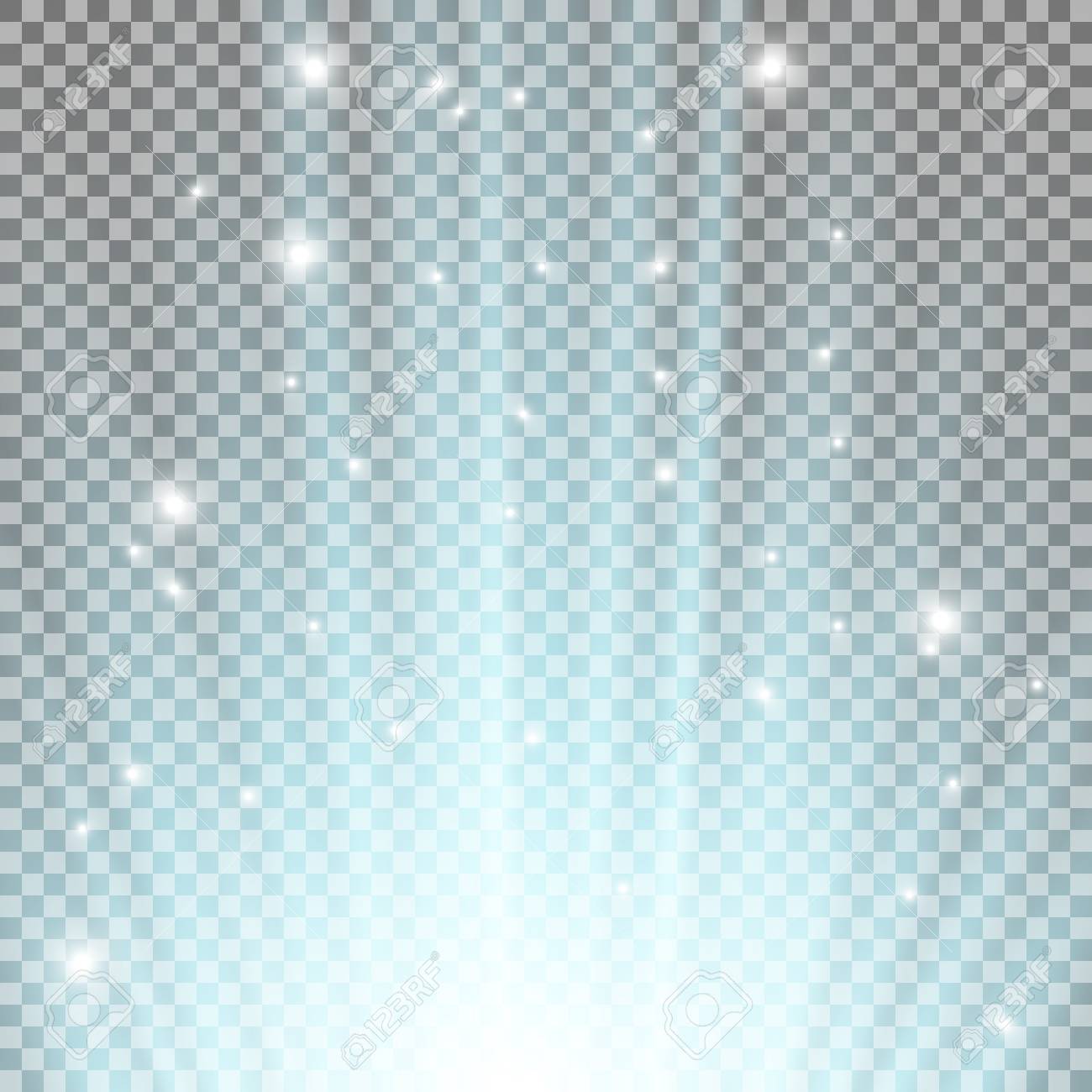 Light Flare From Below With Sparkles On Transparent Background Aqua Color Royalty Free Cliparts Vectors And Stock Illustration Image