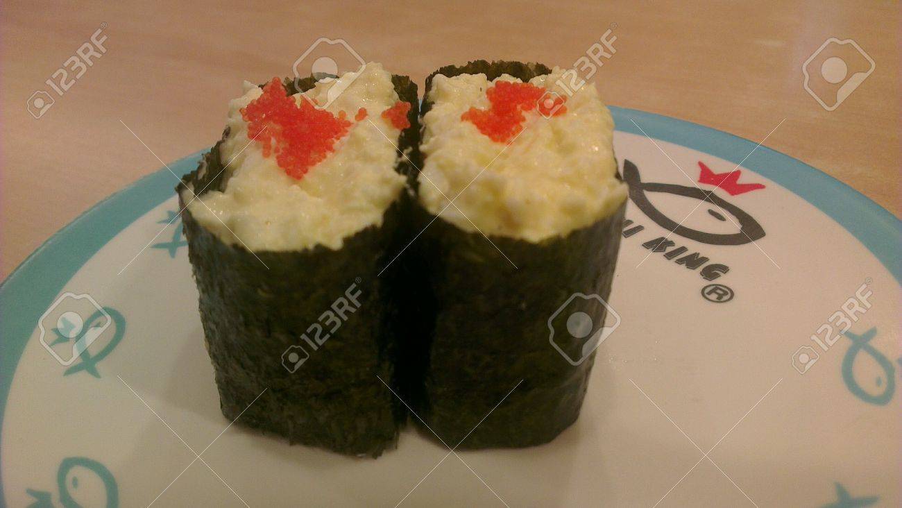 Egg Mayo Sushi Stock Photo Picture And Royalty Free Image Image 24822906