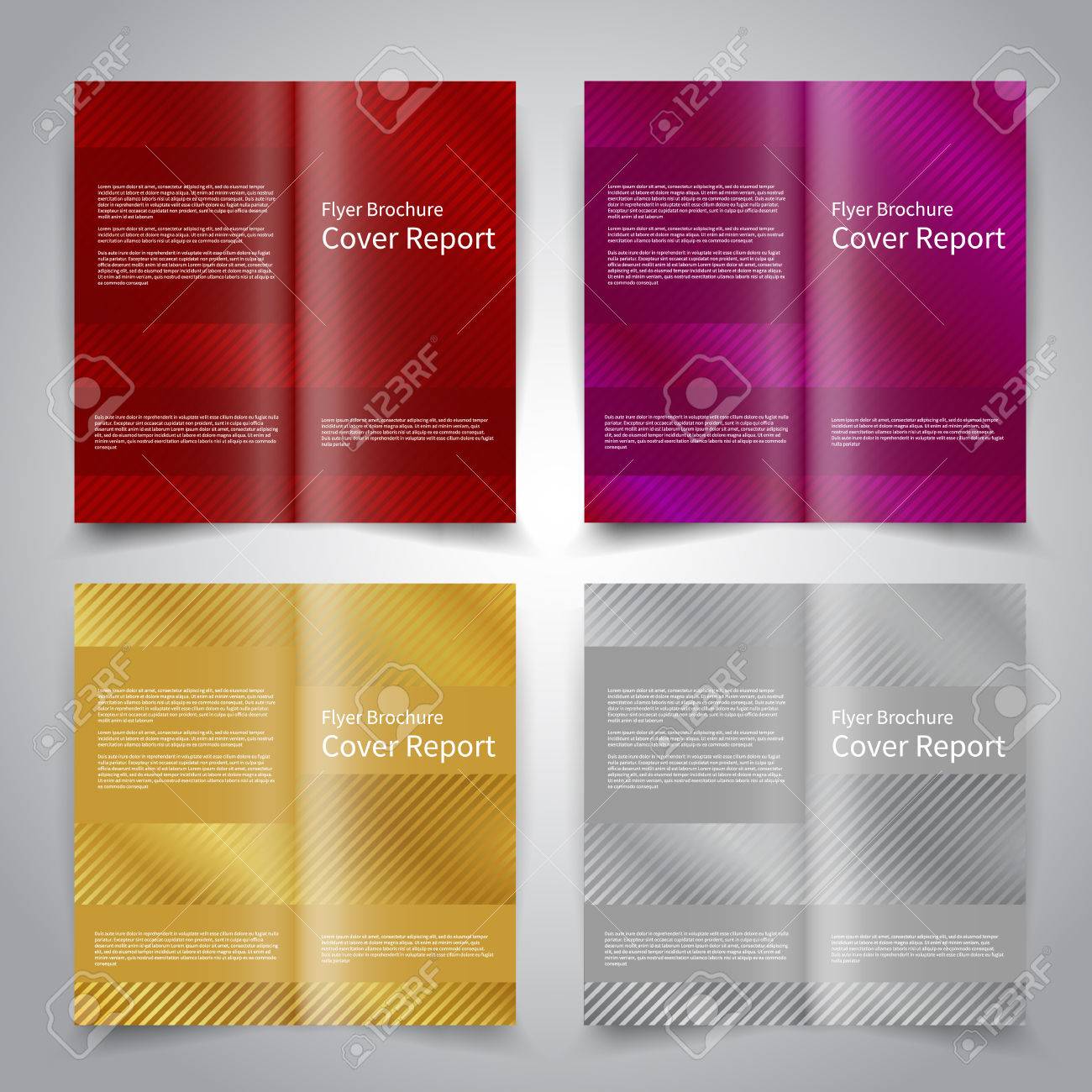 brochure design templates set with abstract festive background festive templates