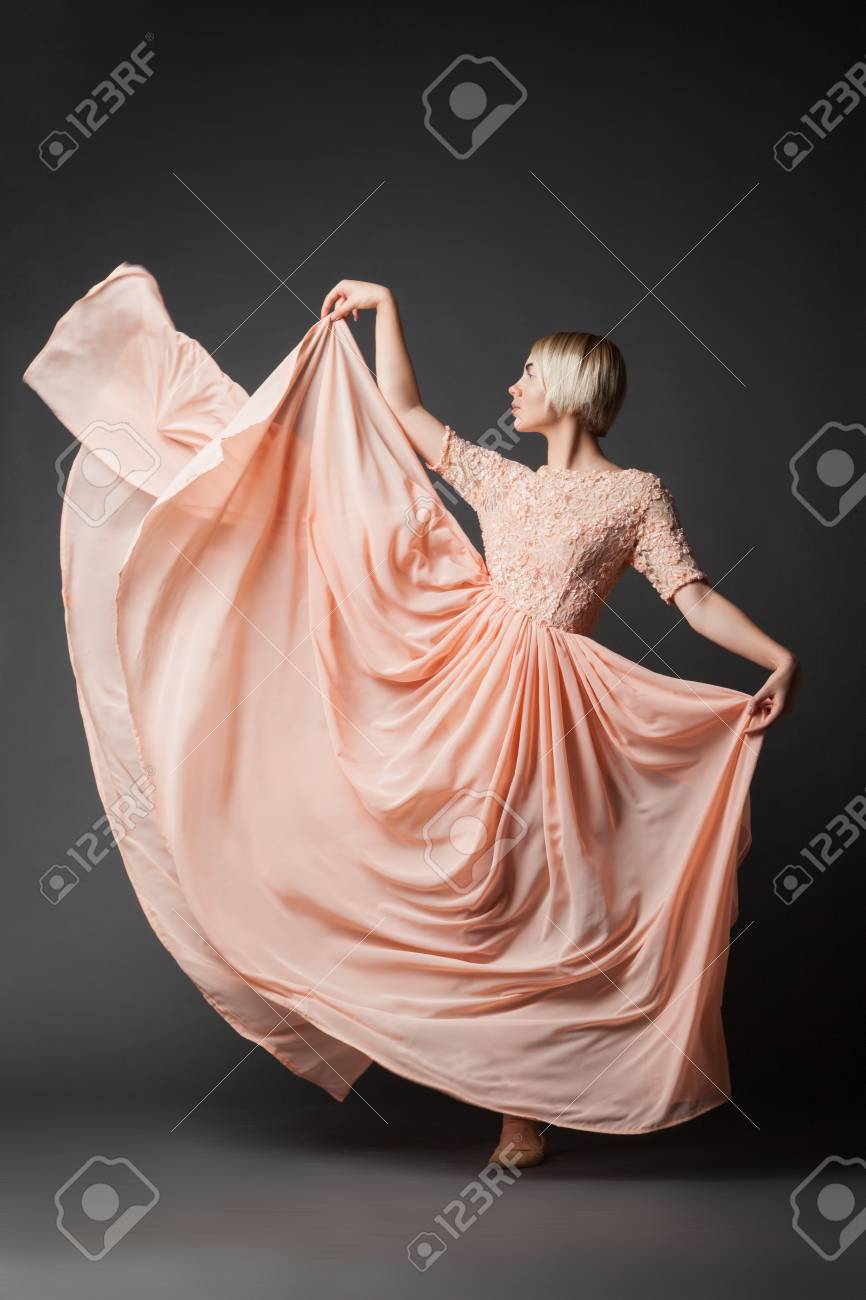 light chiffon dress