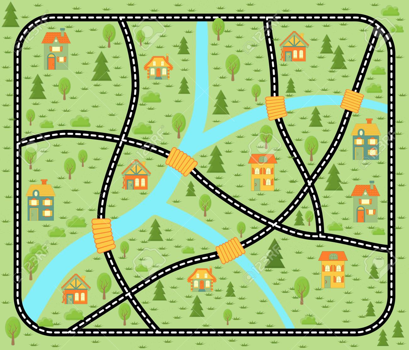 childrens play mat for cars