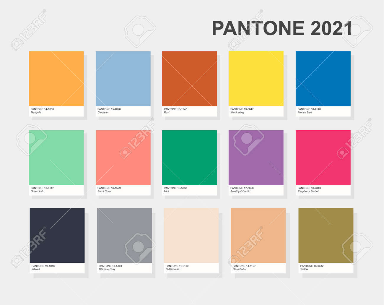 Colores Primavera Verano 2021 Color Trend Paleta Colores Moda