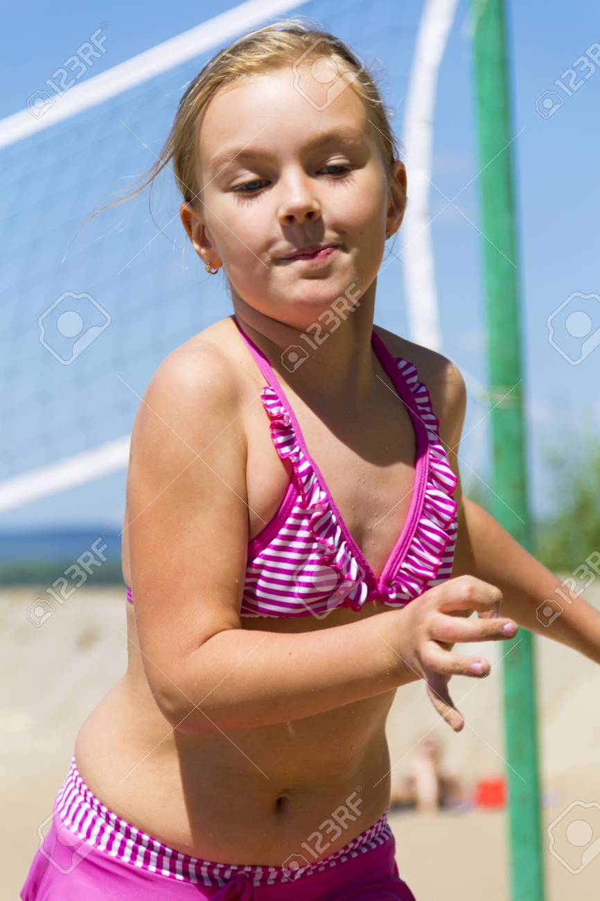 girl in a swimsuit
