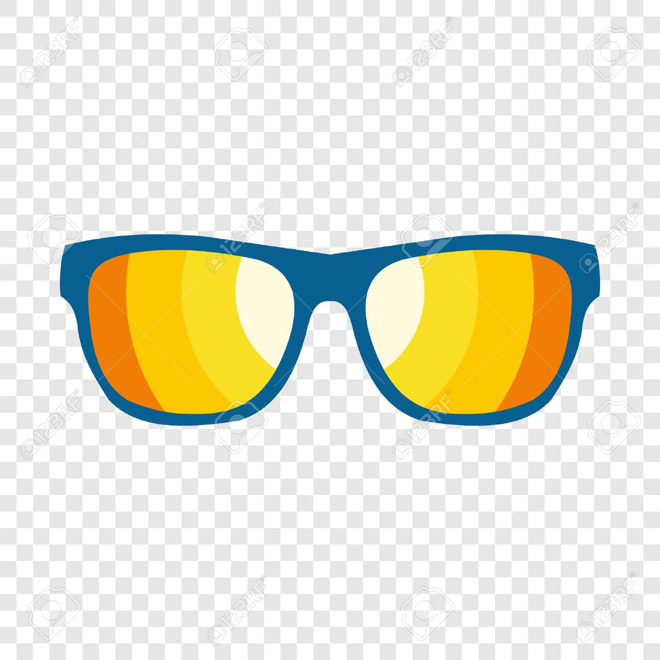 Sunglasses icon in flat style on transparent background - 51730559 Sunglasses icon in flat style on transparent background - 51730559