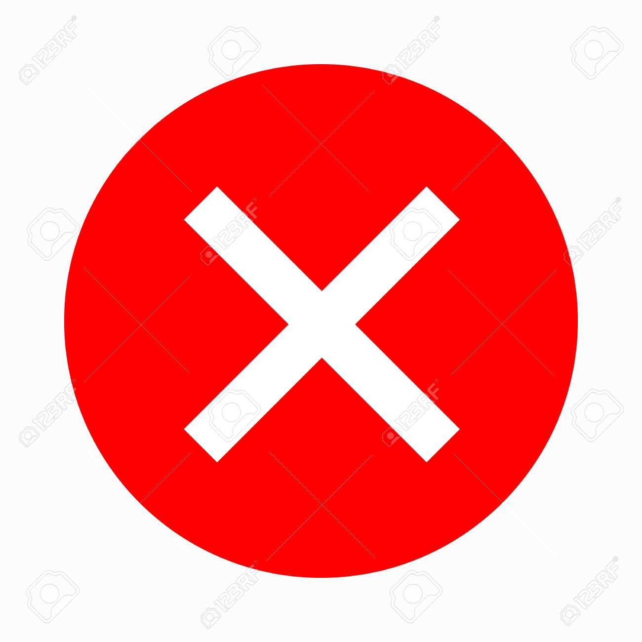 Rotes Kreuz Hakchen Symbol In Einfachen Stil Auf Einem Weissen Hintergrund Lizenzfrei Nutzbare Vektorgrafiken Clip Arts Illustrationen Image