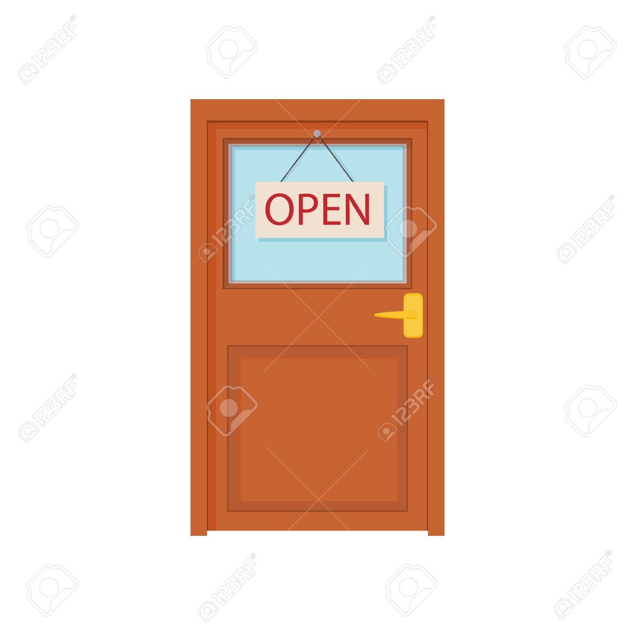 door closed sign