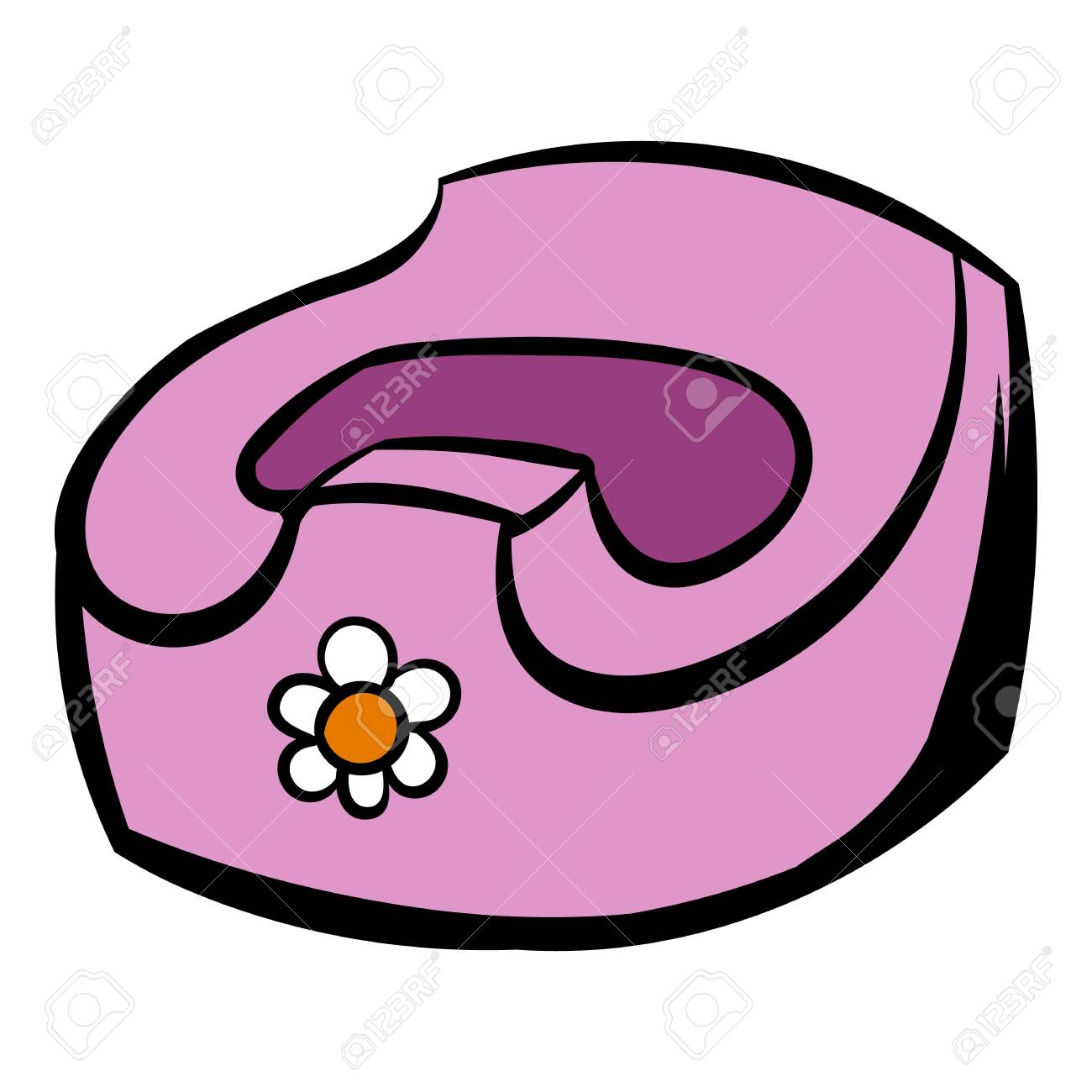 Caricature De L Icone Du Pot Bebe Clip Art Libres De Droits Svg Vecteurs Et Illustration Image