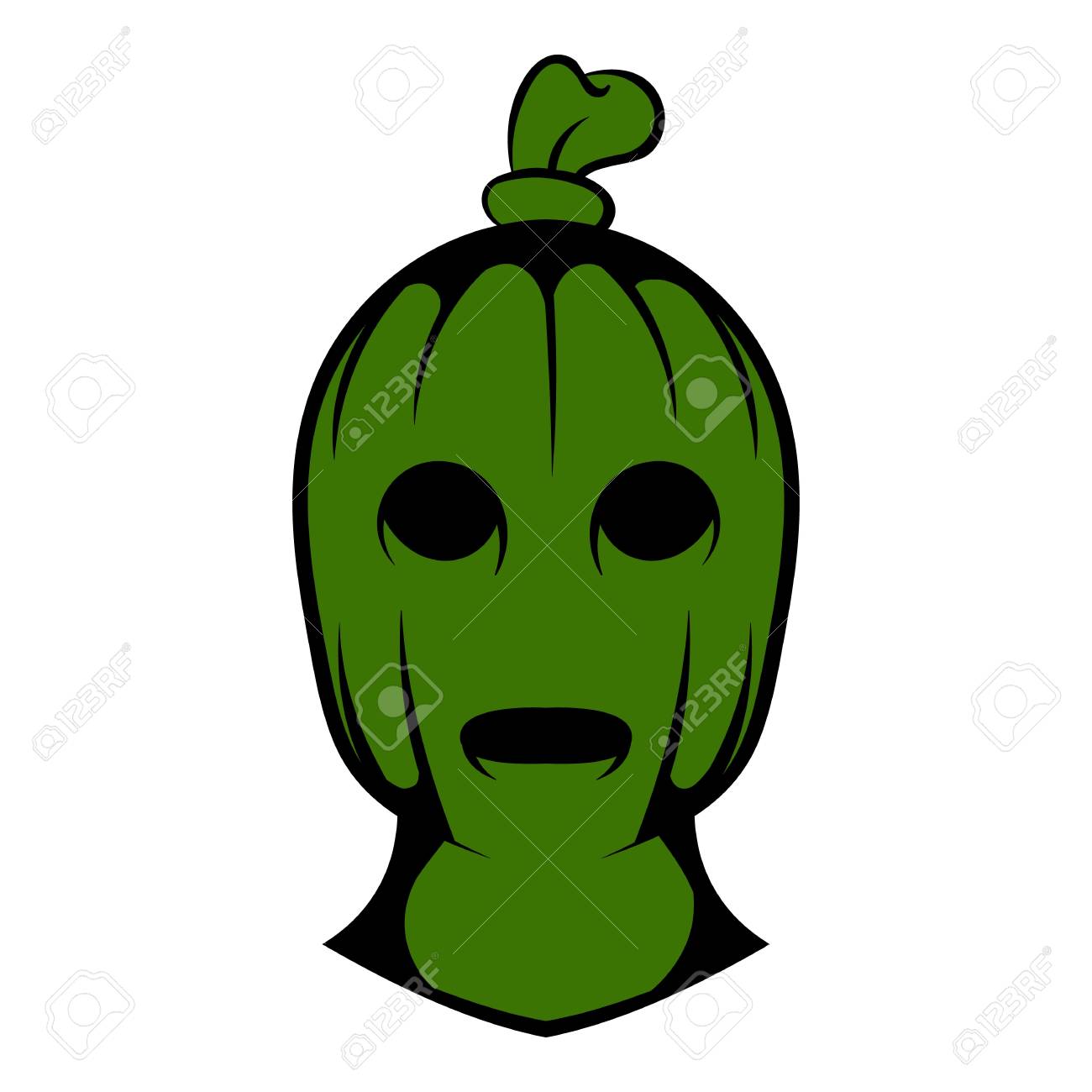 彼の頭のアイコンの上にストッキングと泥棒のイラスト素材 ベクタ Image 彼の頭のアイコンの上にストッキングと泥棒のイラスト素材 ベクタ Image