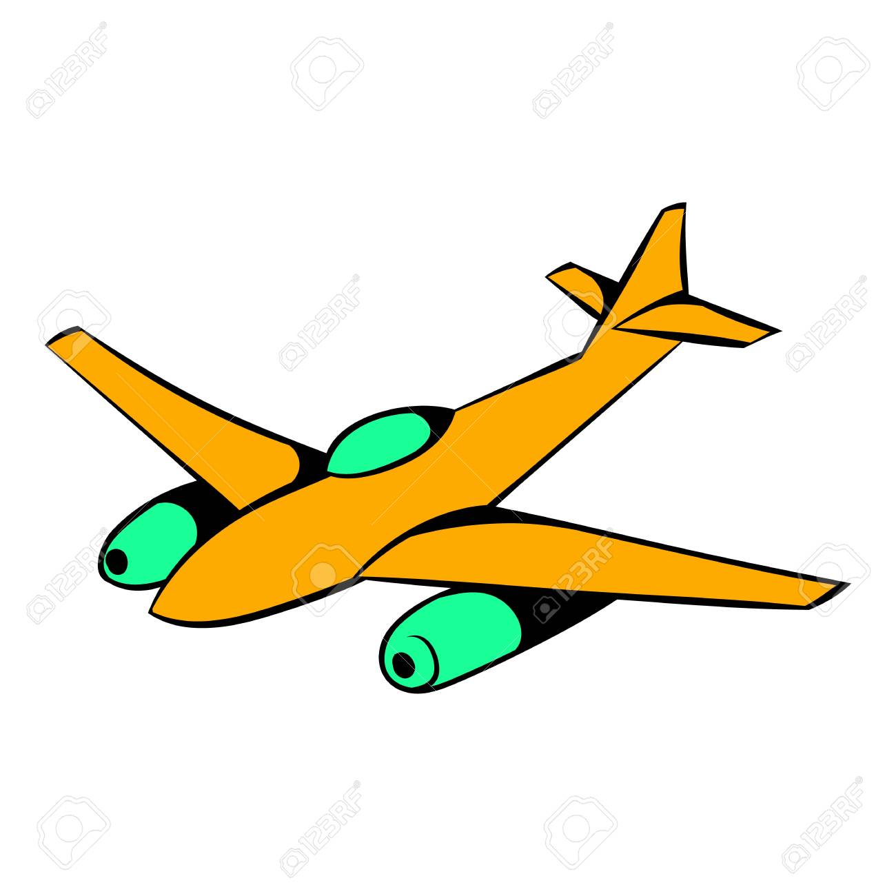 Fighter Aircraft Icon, Icon Cartoon Royalty Free SVG, Cliparts, Vectors,  and Stock Illustration. Image 73777624., image size:1300x1300