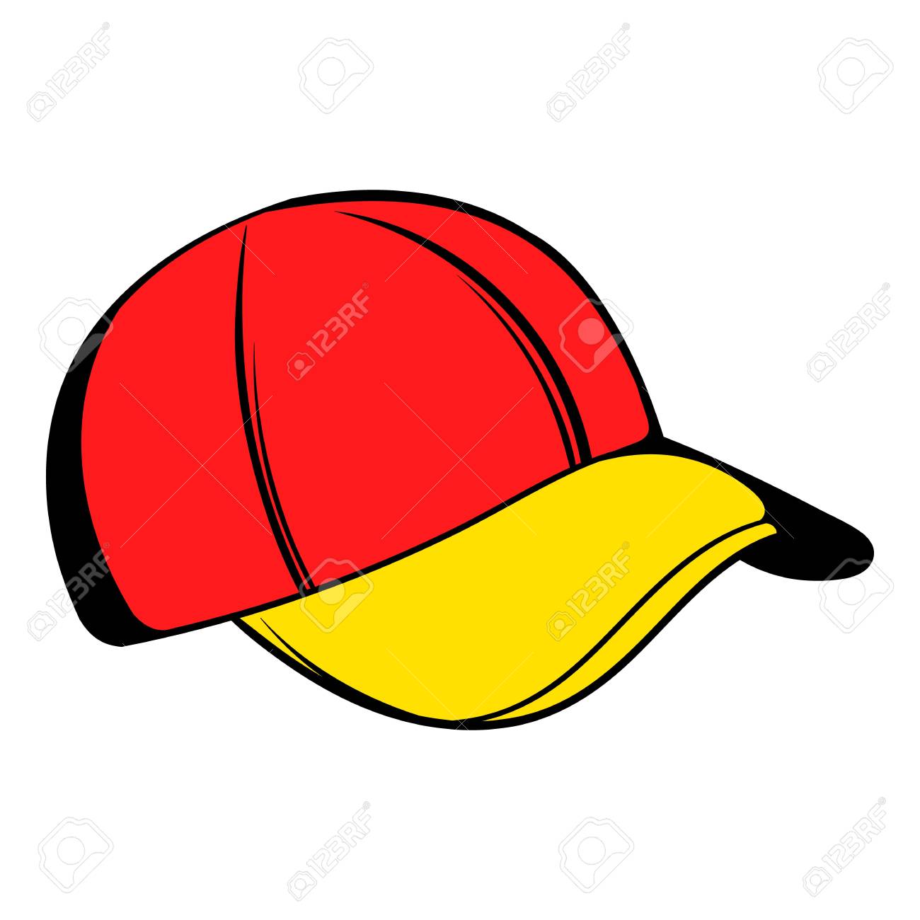 cartoon baseball hat