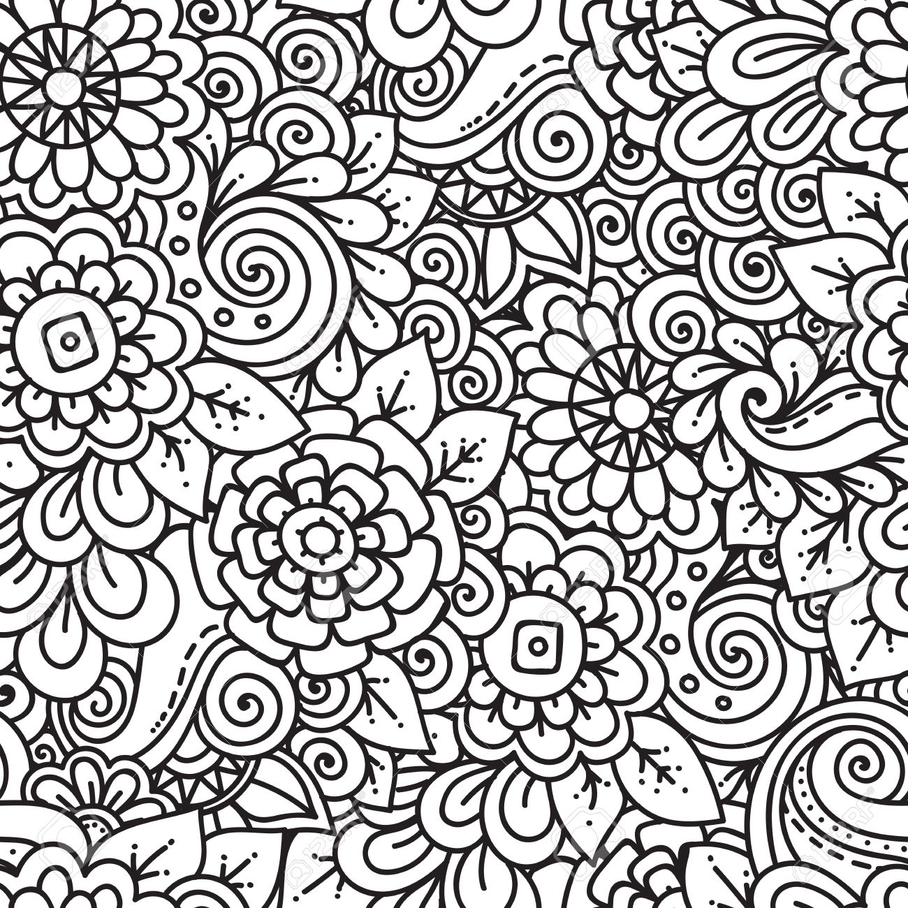 Pattern Doodle Interesting Decoration Pattern Doodle Interesting Decoration