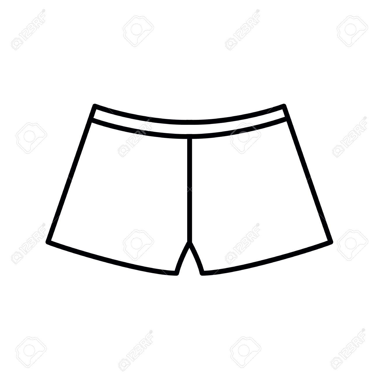shorts outline