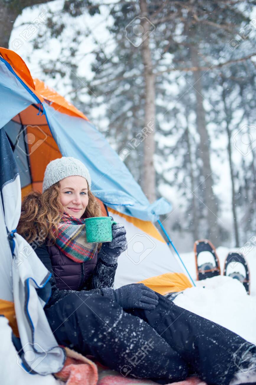 winter solo camping
