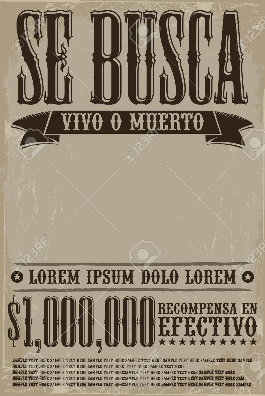 spanish flyer template