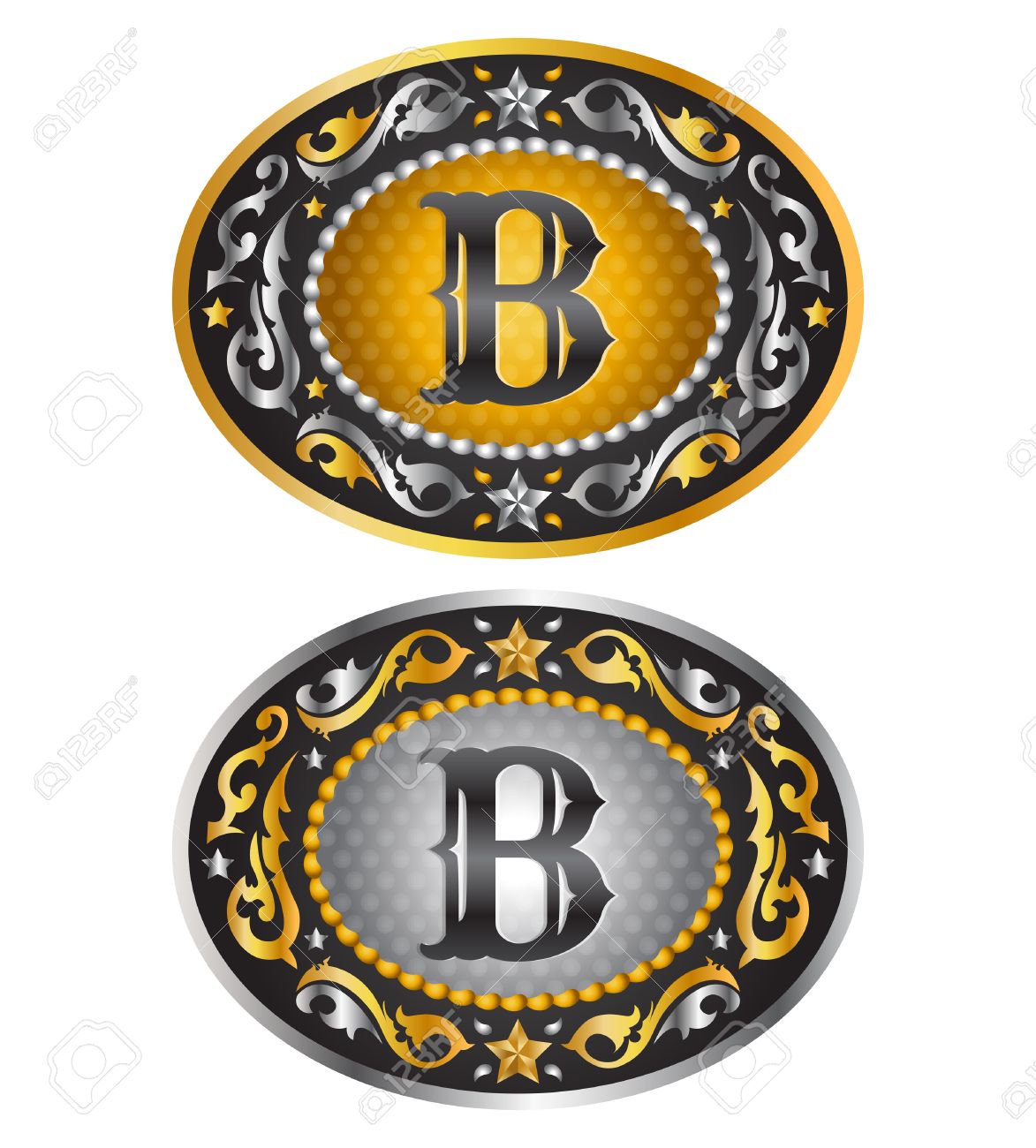 letter b belt buckle