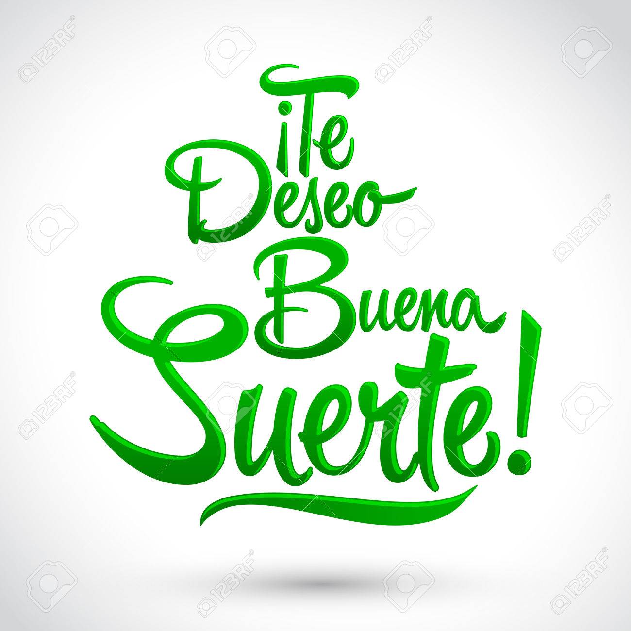 Te Deseo Buena Suerte Ich Wunsche Ihnen Viel Gluck Spanische
