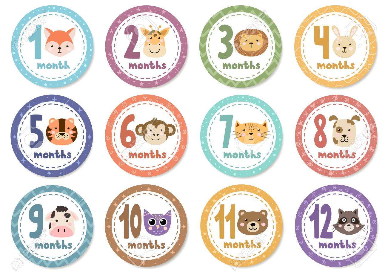 It's just a picture of Free Printable Baby Month Stickers in baby onesie It's just a photo of Free Printable Baby Month Stickers in baby onesie