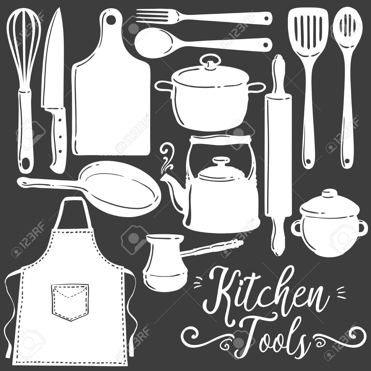 Kitchen Utensils Silhouette Vector Free kitchen tools, baking, pastry silhouette flat vector set. icon Kitchen Utensils Silhouette Vector Free kitchen tools, baking, pastry silhouette flat vector set. icon