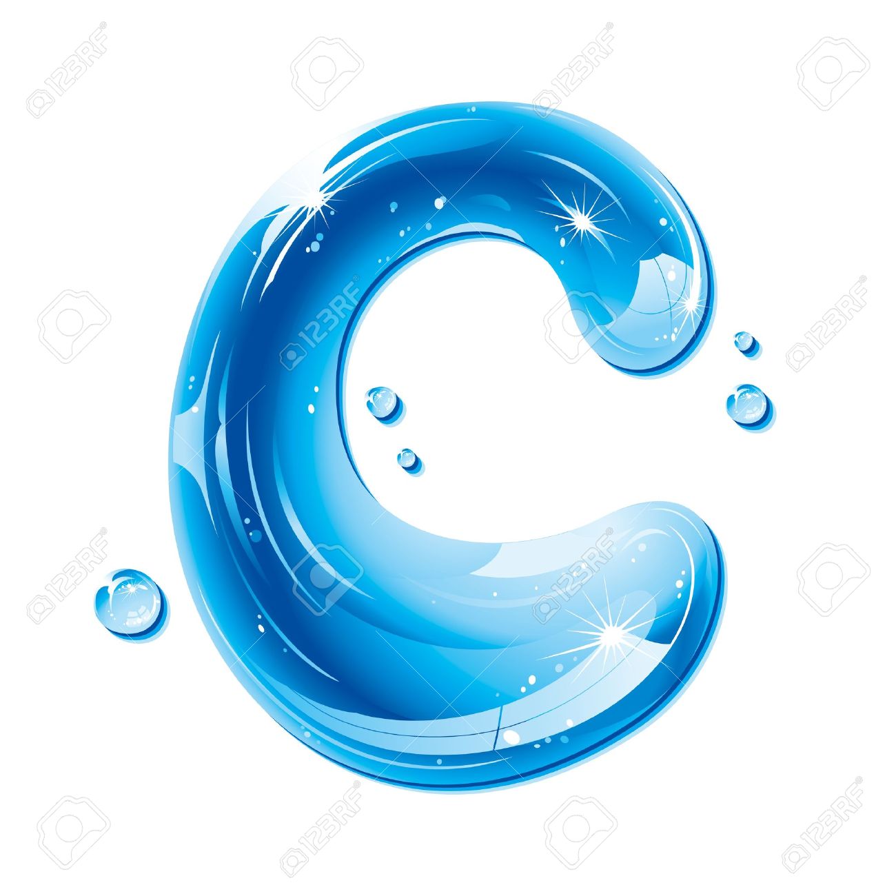 abc シリーズ 水液体の手紙 首都 c ロイヤリティフリークリップ