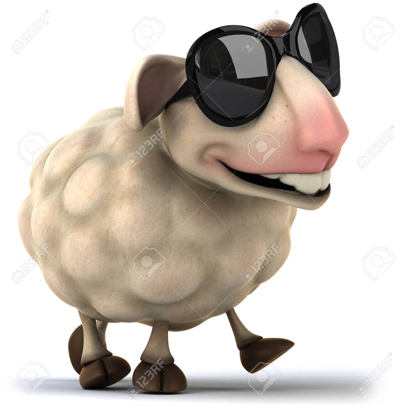 sheep with sunglasses