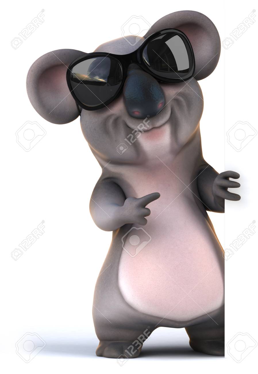 koala in sunglasses