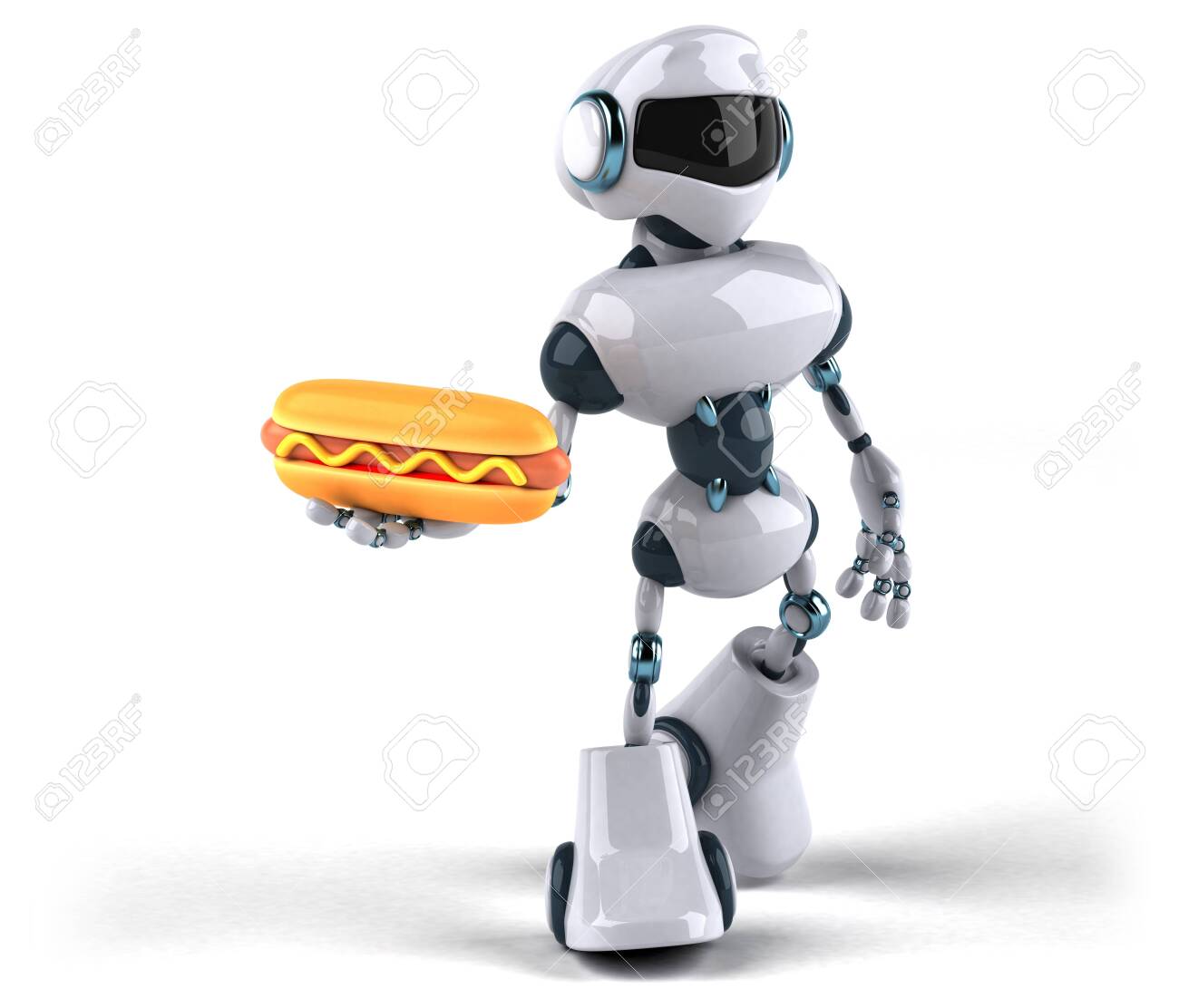 hot dog robot