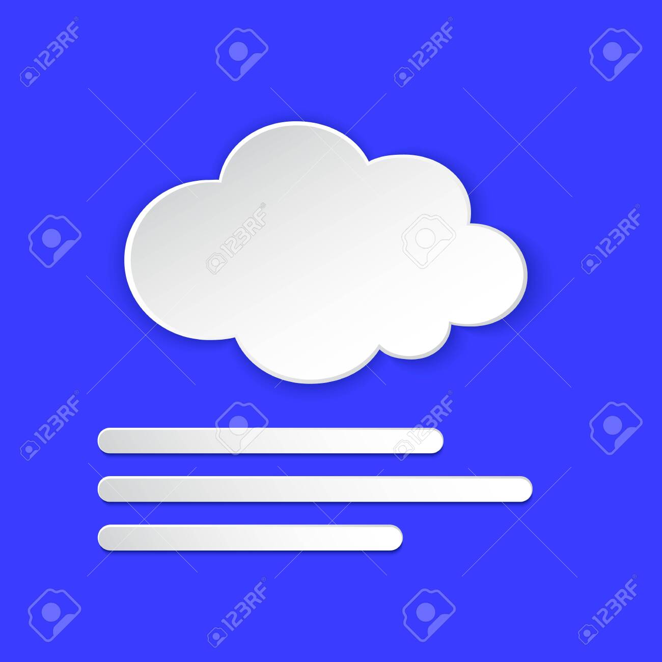 Fog Weather Forecast Info Icon Foggy Day Fogginess Drizzle Royalty Free Cliparts Vectors And Stock Illustration Image 120534408
