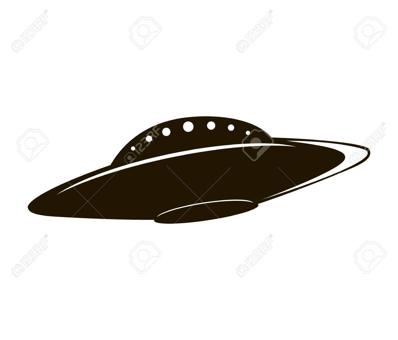 空飛ぶ円盤の抽象要素ベクトル イラストのイラスト素材 ベクタ Image