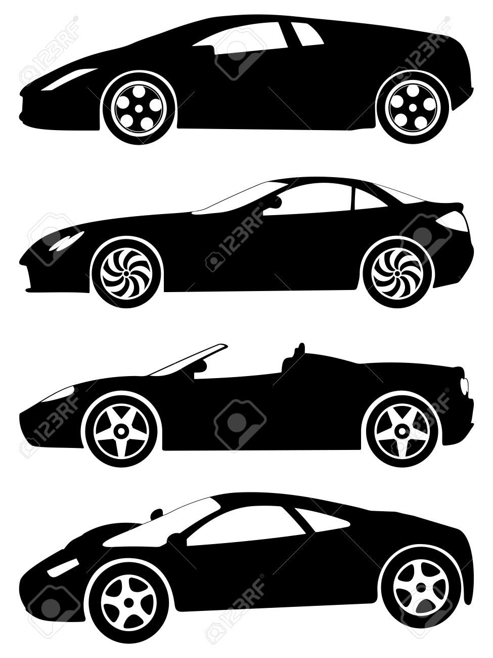 動物画像のすべて トップ100車 イラスト シルエット