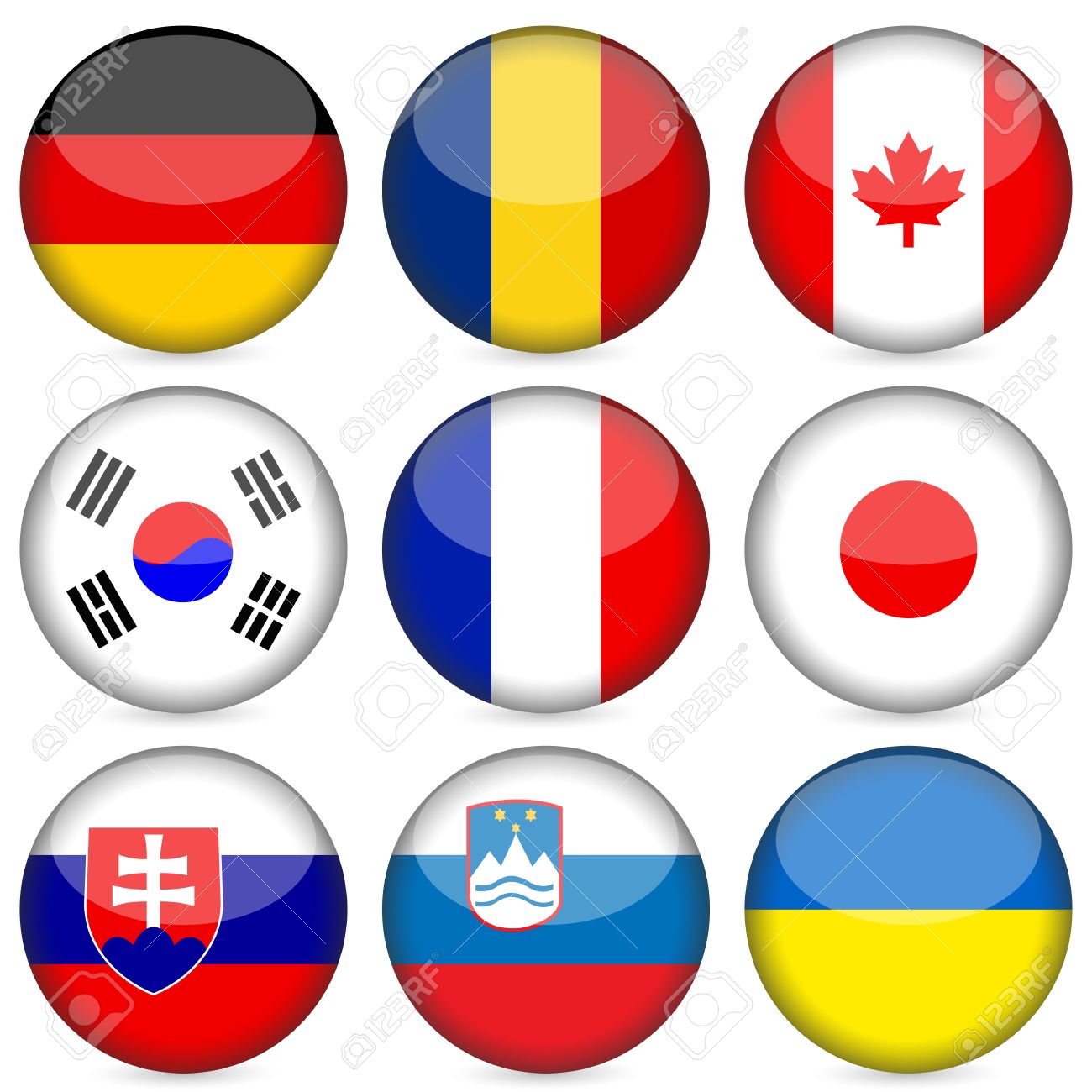circle national flag icon