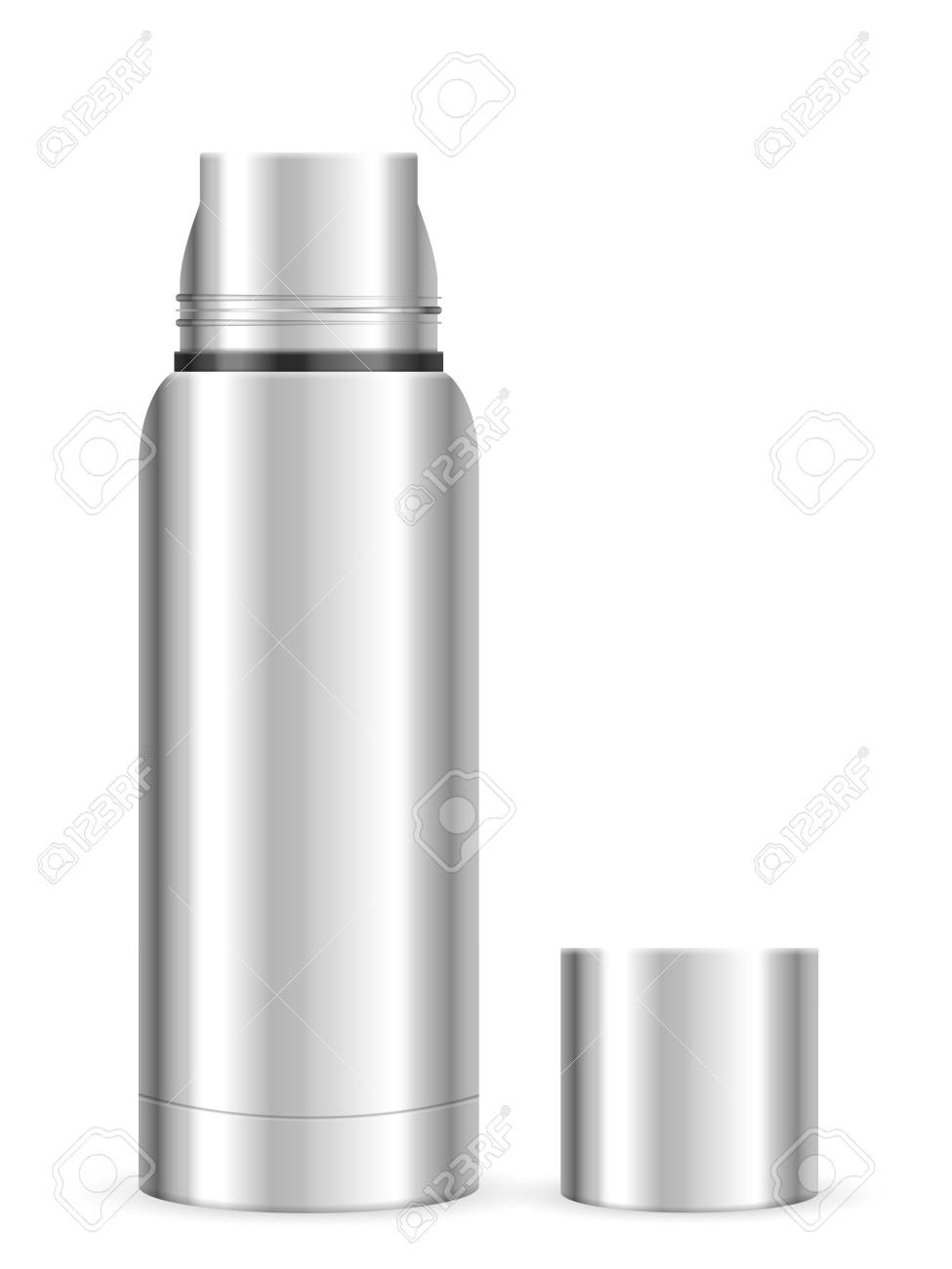 white thermos flask