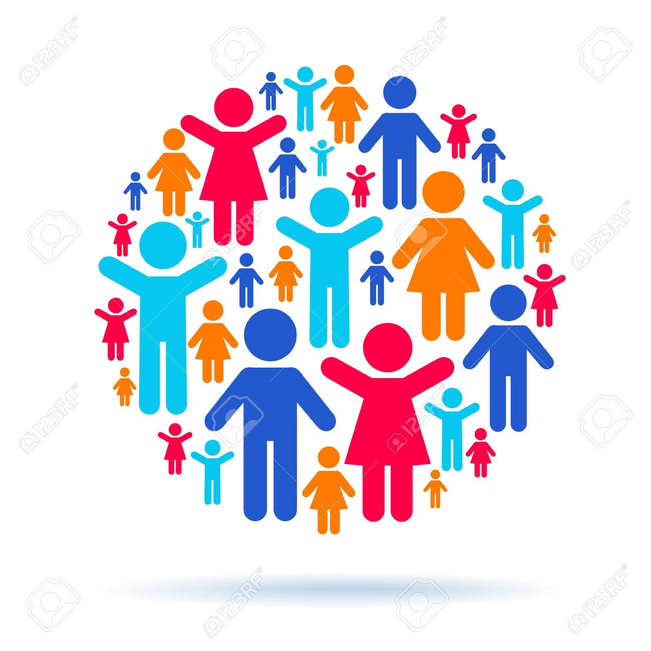 チームワークと社会的相互作用のイラスト素材 ベクタ Image