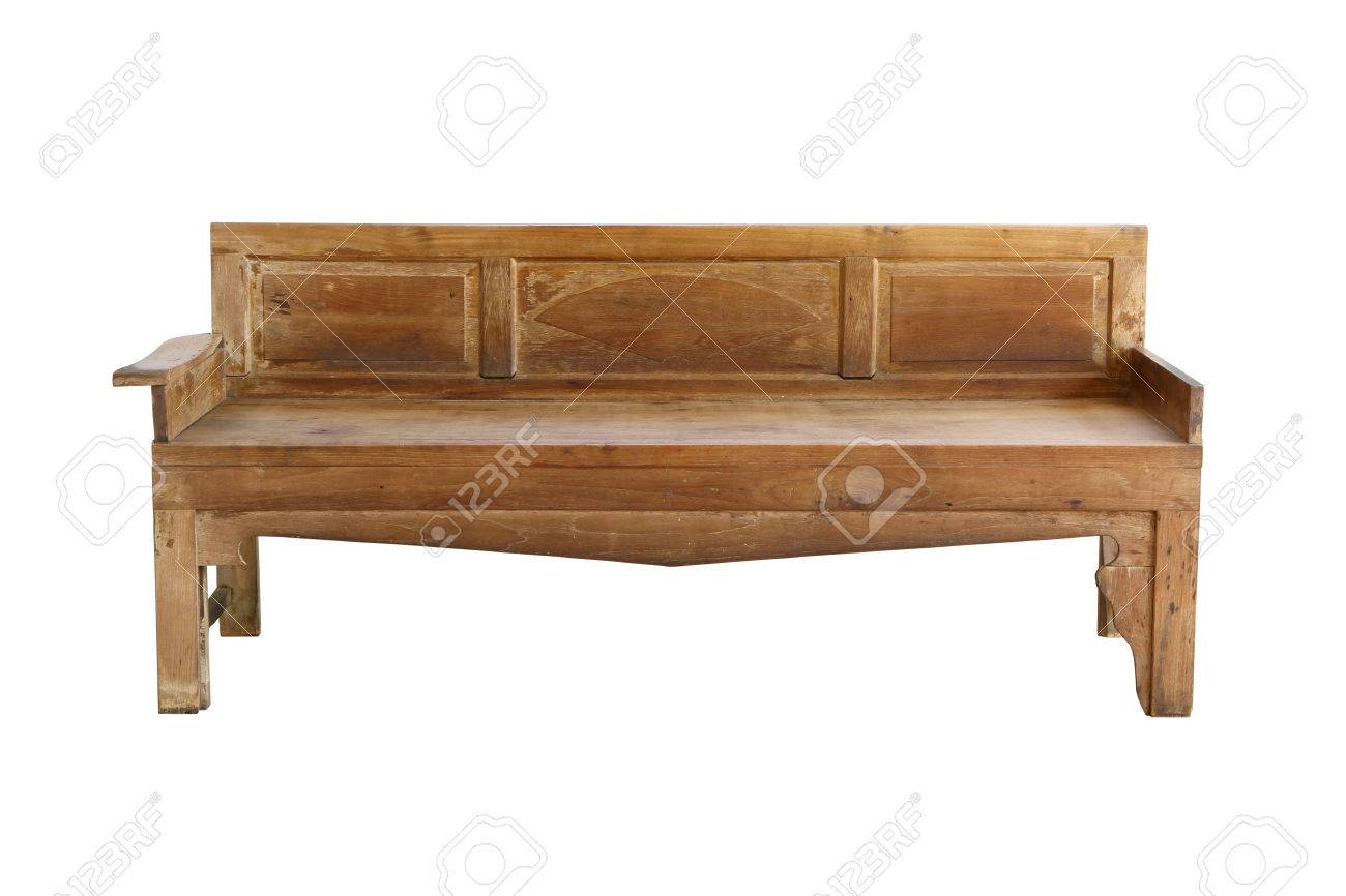 Vintage Wooden Sofa Stock Photo, Picture And Royalty Free Image. Image  30712761.