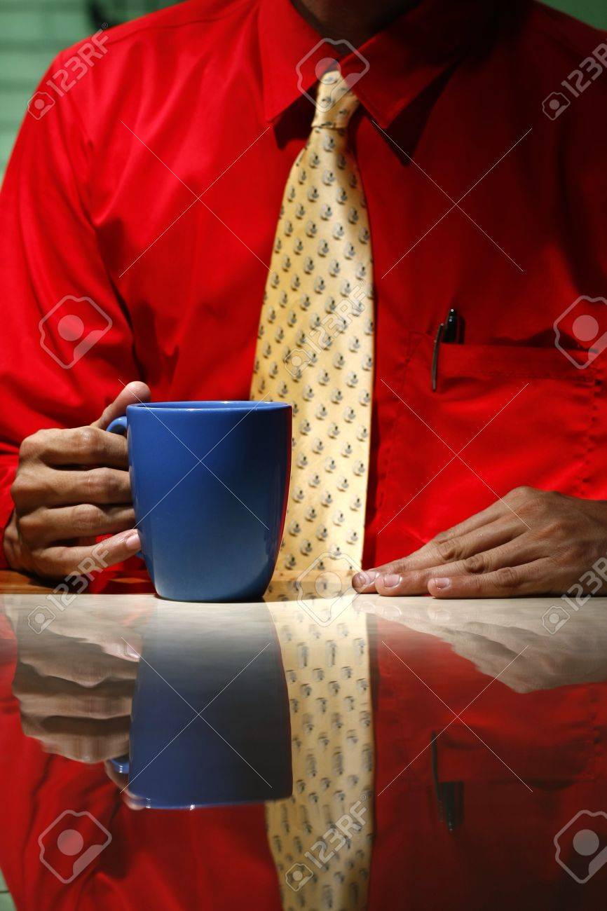 long sleeve polo with necktie