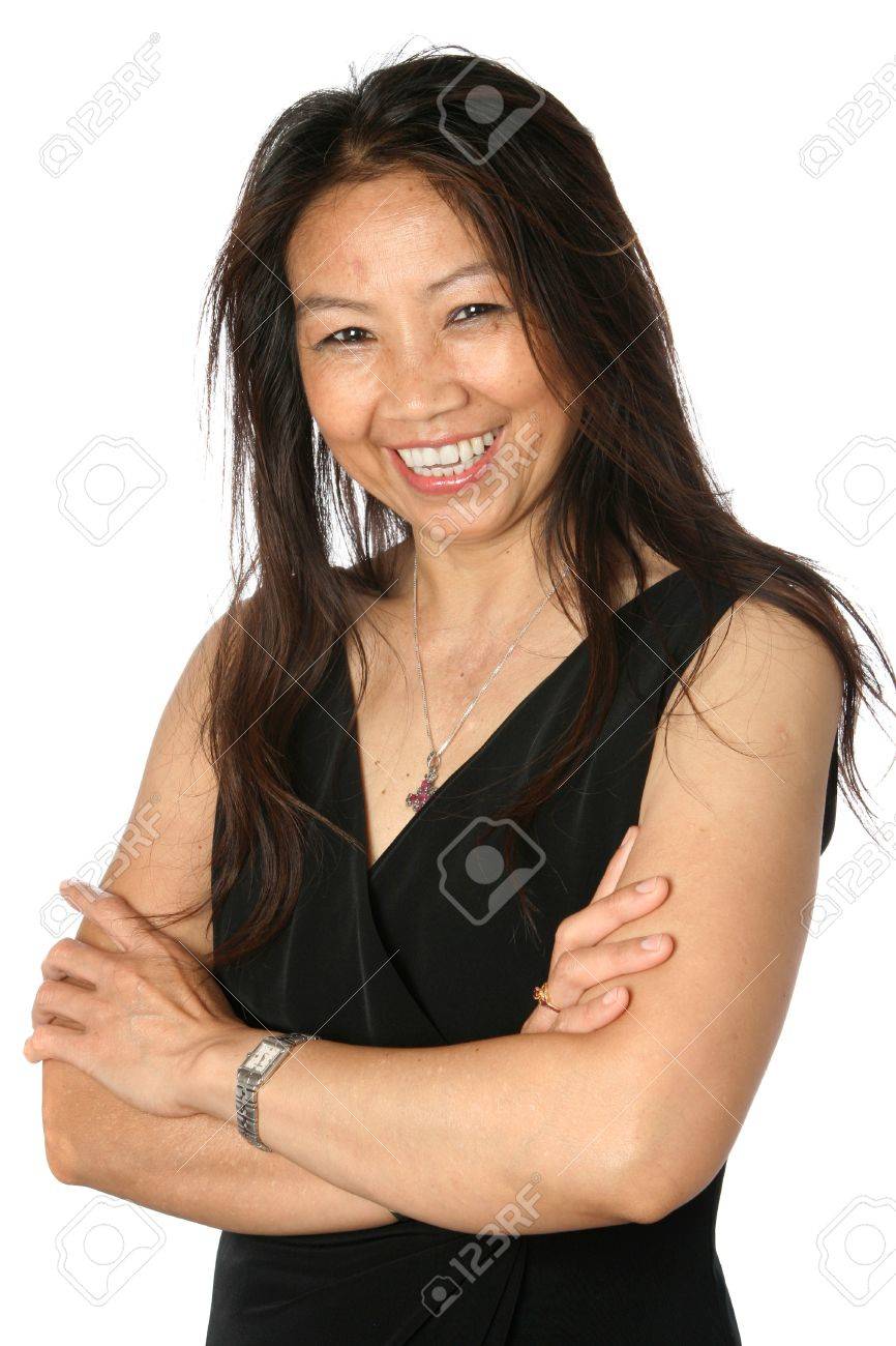 Beautiful Mature Thai Female In Formal image