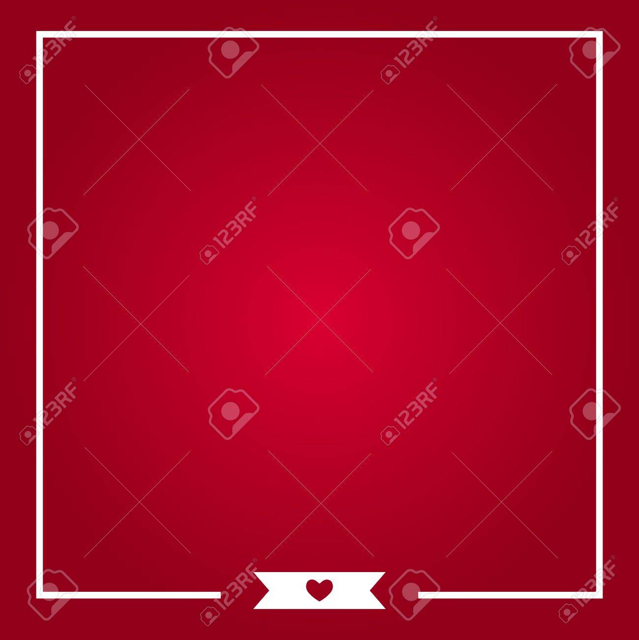 シンプルでかわいいフレーム テンプレートは ポスター はがき 招待状などに使用できます ベクトルの図 のイラスト素材 ベクタ Image